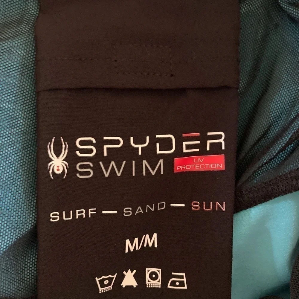 Spyder Heatseal Logo Pocket Swim Shorts NWT